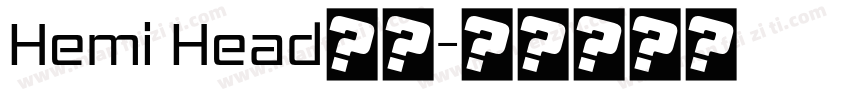 Hemi Head字体字体转换